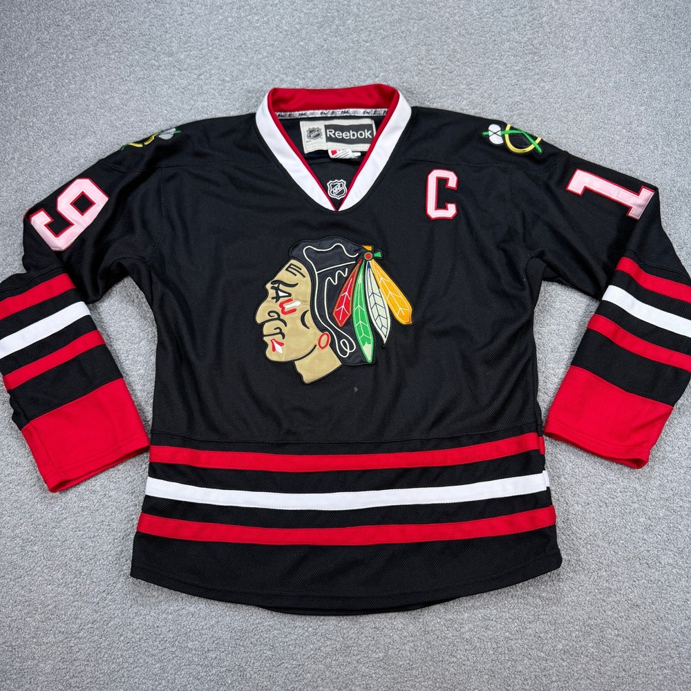 Chicago Blackhawks Jonathan Toews #19 Jersey Men's 48 Reebok CCM Hockey Canada